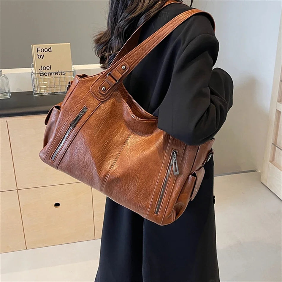 FASHION SHOULDER LEATHER BAG