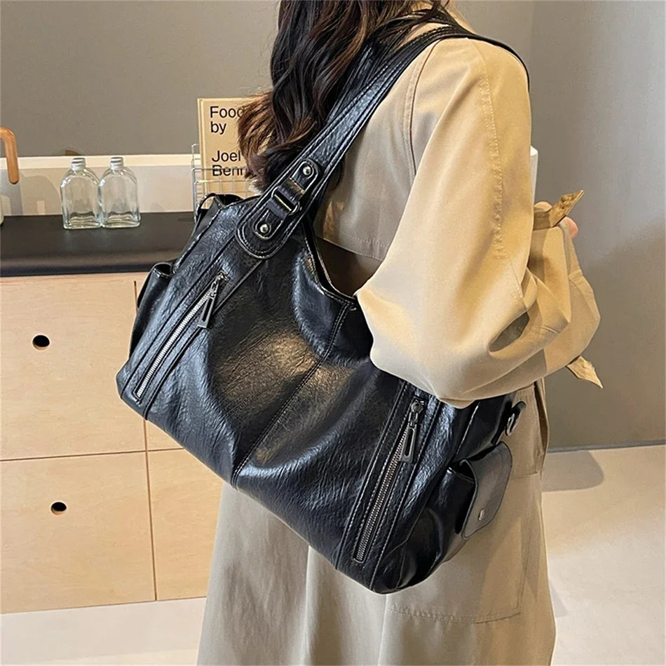 FASHION SHOULDER LEATHER BAG