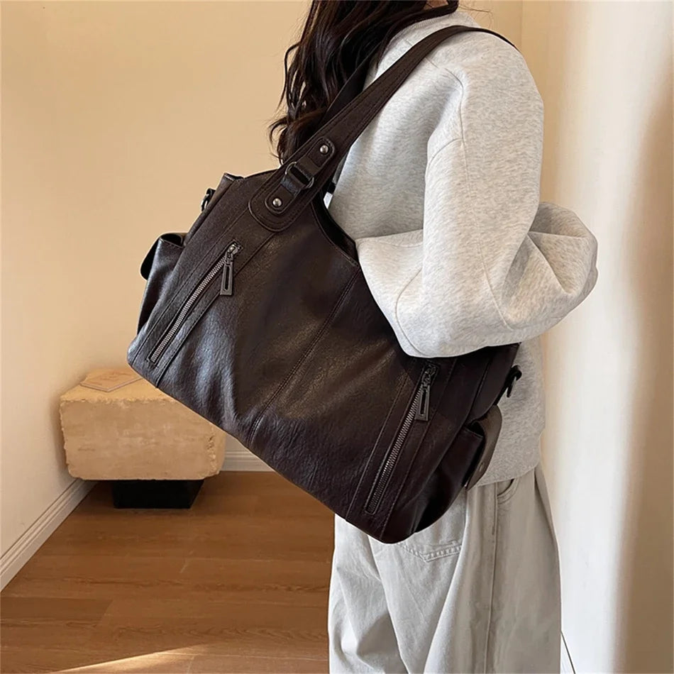 FASHION SHOULDER LEATHER BAG