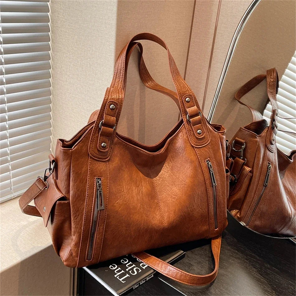 FASHION SHOULDER LEATHER BAG