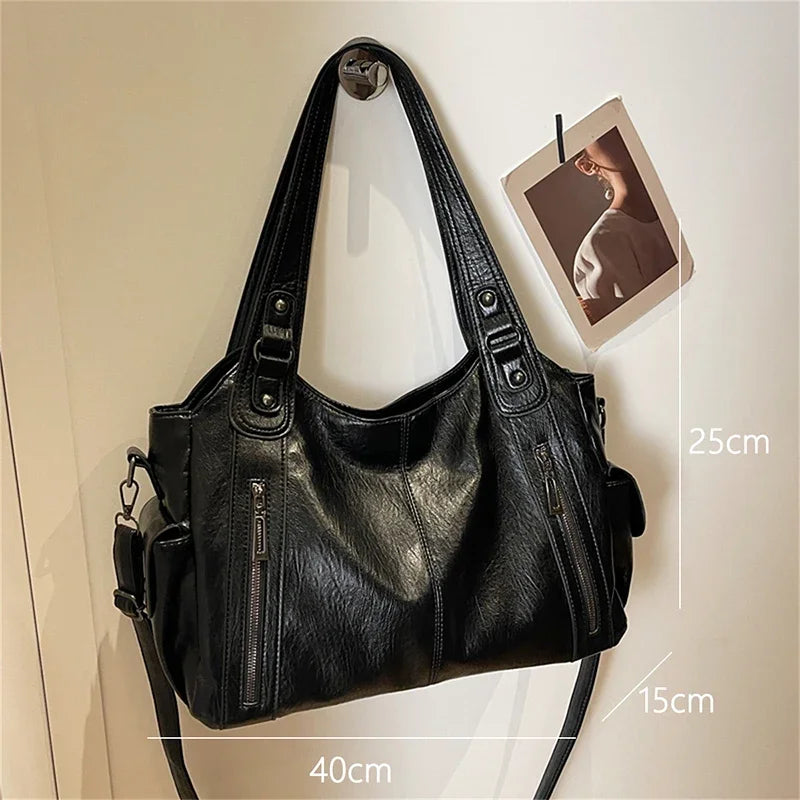 FASHION SHOULDER LEATHER BAG