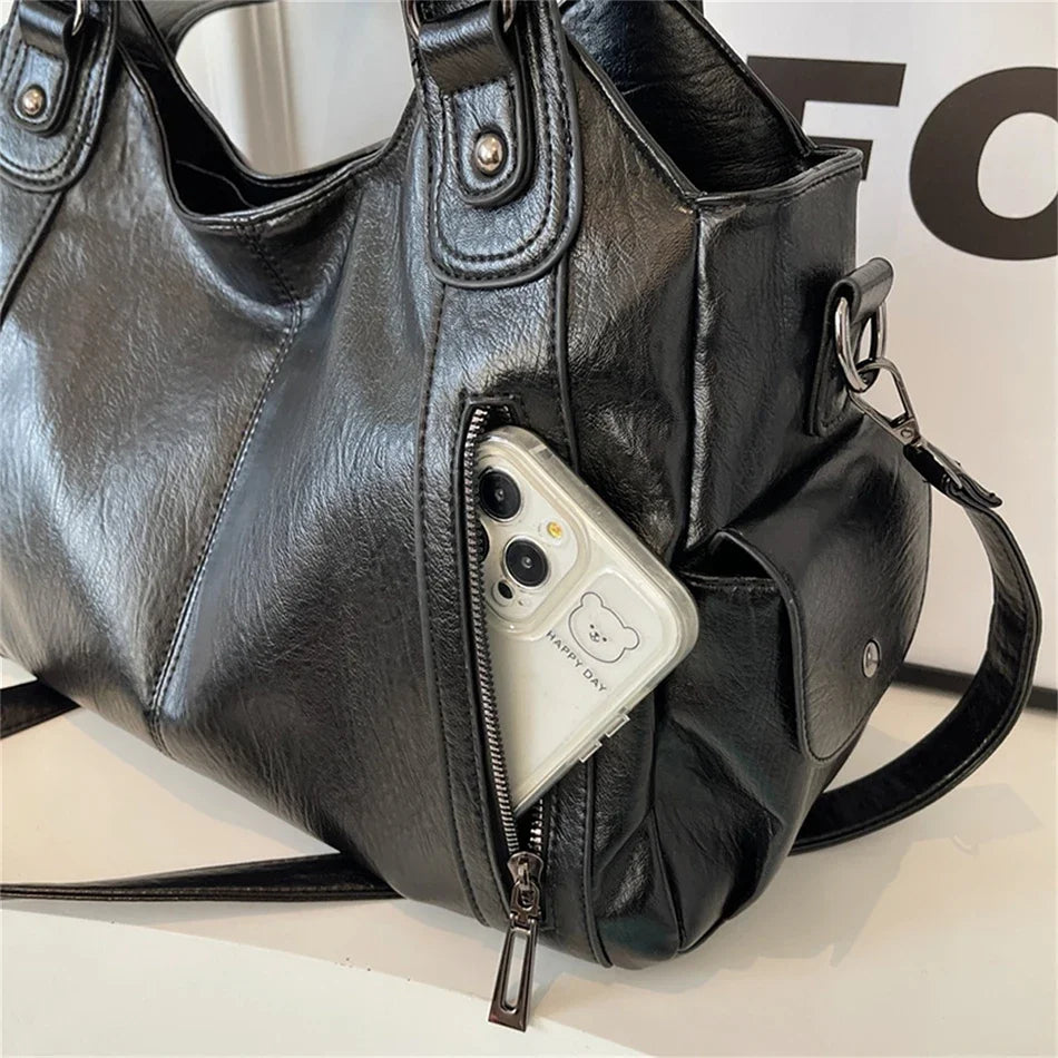 FASHION SHOULDER LEATHER BAG