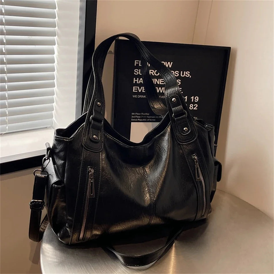 FASHION SHOULDER LEATHER BAG