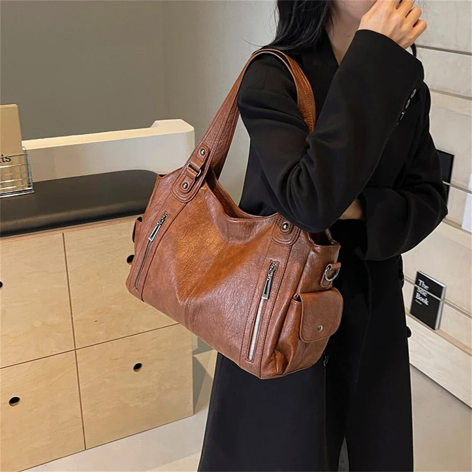 FASHION SHOULDER LEATHER BAG
