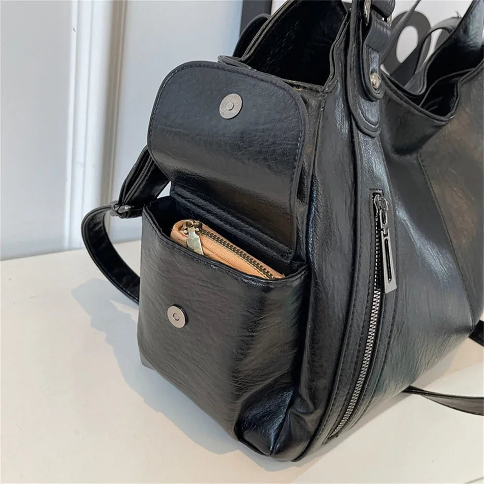 FASHION SHOULDER LEATHER BAG