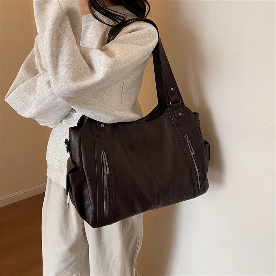 FASHION SHOULDER LEATHER BAG