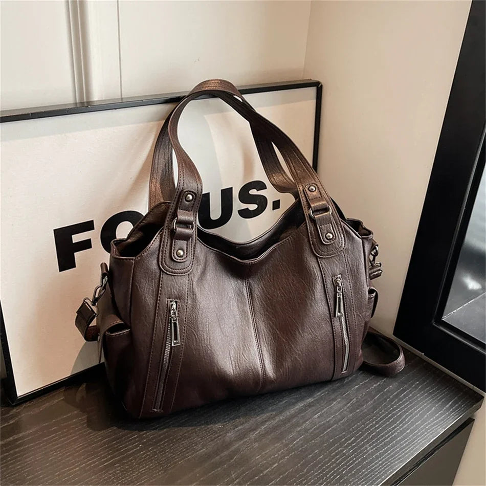 FASHION SHOULDER LEATHER BAG