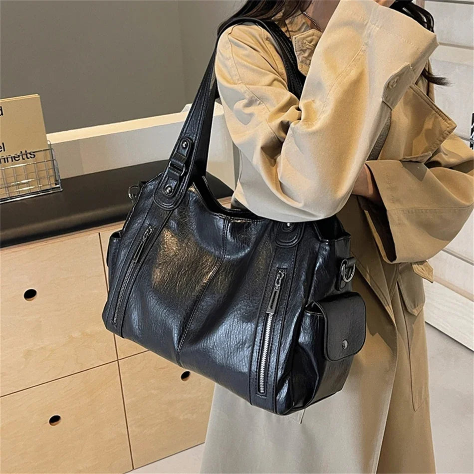 FASHION SHOULDER LEATHER BAG